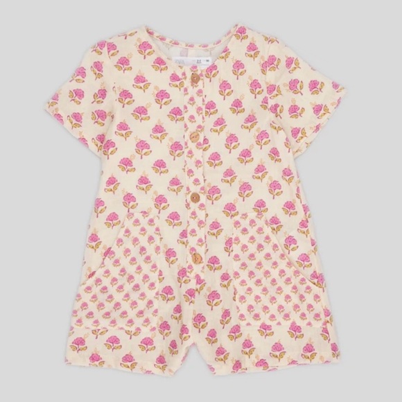 Zara Other - Zara Kids Floral Romper